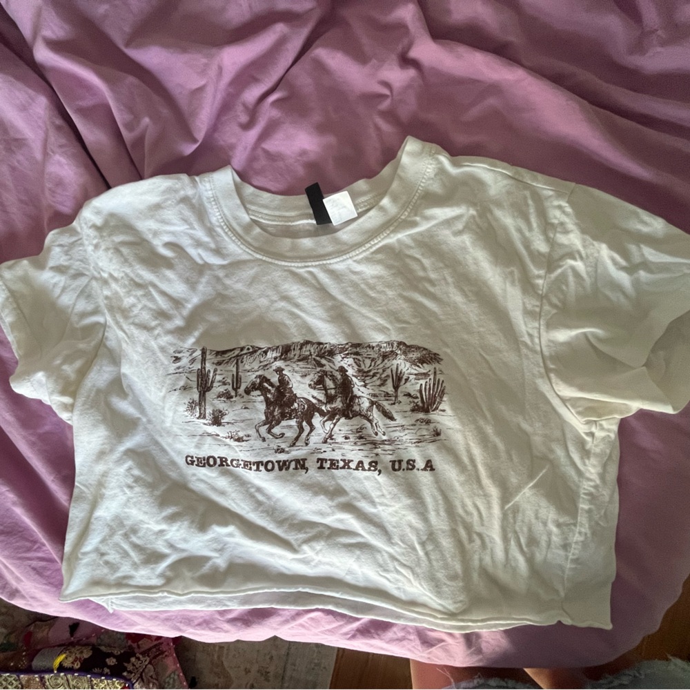 georgetown crop tee
